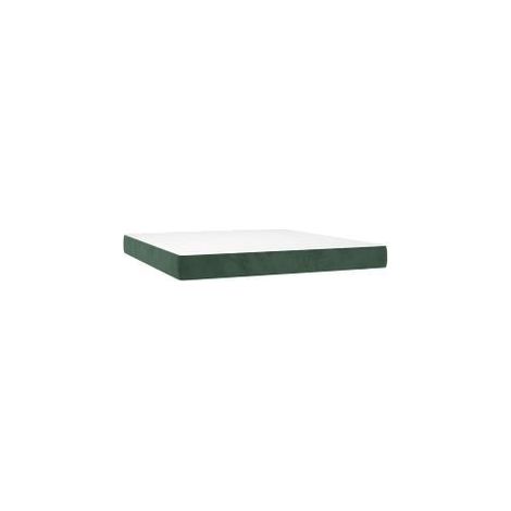 Matelas de lit à ressorts ensachés Vert foncé 180x200x20 (1/5)