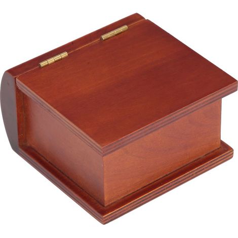 Miniatur-Spieluhr aus Holz in Buchform mit Aufziehmechanismus, Geschenk und Dekoration für Zuhause (1/5)