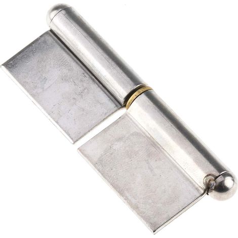 Rs Pro – Charnière en inox 61.5mm x 40mm x 1.5mm – Résistante à la corrosion – Pour meubles en bois dur – Pack de 2 unités (1/2)