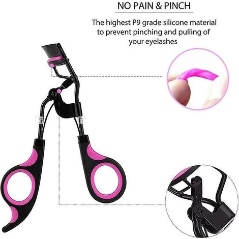 Wimpernzange mit 3 Ersatzpads
