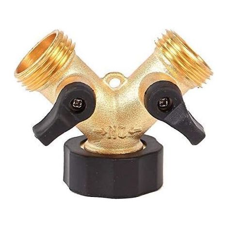 Kanana 2-way Y-distributor for inlet hoses, 3/4 inch for connecting 2 devices (YV03)