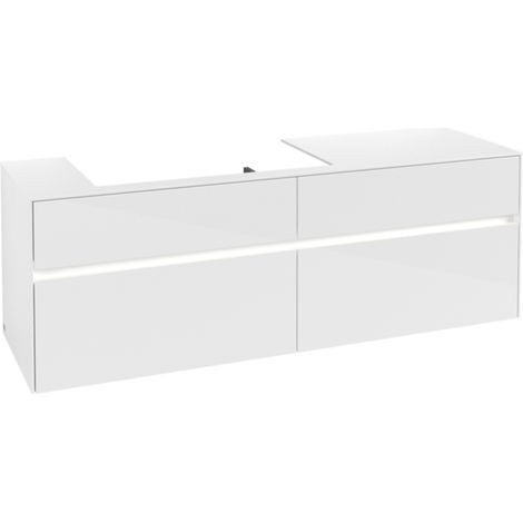 Villeroy & Boch Collaro Meuble sous-lavabo, 4 tiroirs, suspendu, (1/2)