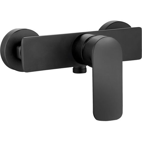 Mitigeur de douche corail noir mat