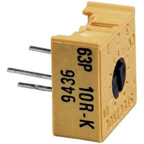 Vishay M63P504KB40 M63P504KB40 Trimmer de précision linéaire 0.5 W 500 kΩ 270 ° 300 ° 1 pc(s) (1/3)