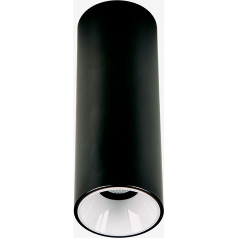 SKLUM Runde LED-Deckenleuchte mit Ø 5,7 cm Durchmesser aus Aluminium Luisiana Schwarz – Weiss                                  