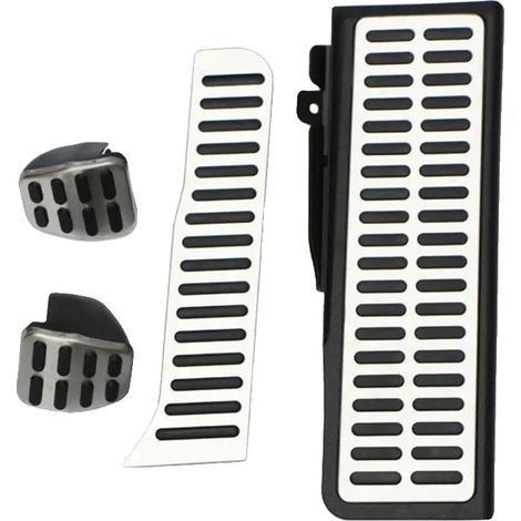 Pedales de acelerador y freno, acero inoxidable, compatibilidad universal, estilo 1 MT con resto (1/2)