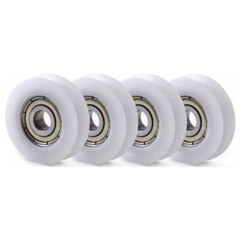 10 PCS U Nylon en Plastique intgr 608 roulements Billes de Gorge 6X30X10mm Poulie de Guidage (1/4)
