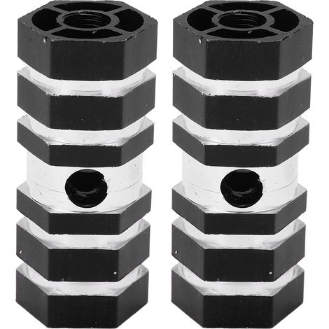 2 Pièces Repose-Pieds Vélo Antidérapants, Solides et Portables pour VTT, Accessoires Cyclisme (1/5)
