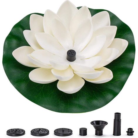 Kit de pompe à eau solaire flottante pour fontaine de piscine (1/5)