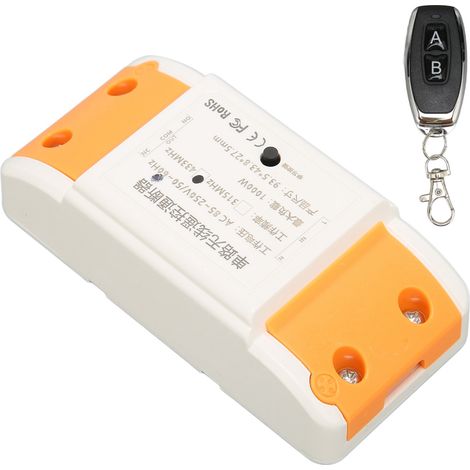 800-W-Fernsteuerungsrelaismodul, 433-MHz-Universal-Lern-Funktransceiver, 85–250 V (1/5)