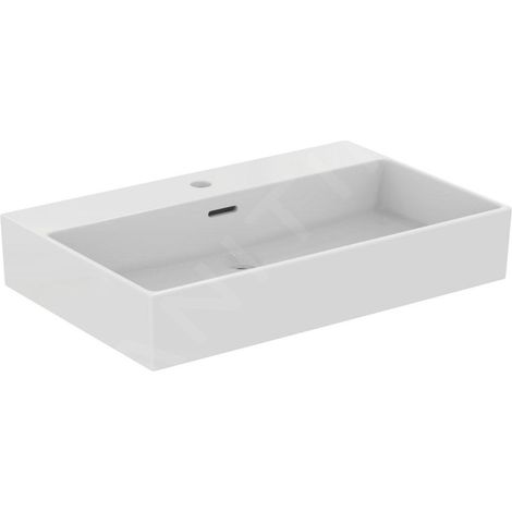 Ideal Standard Extra - Lavabo à poser 700x450 mm, avec trop-plein, trou pour robinet, blanc T389401 (1/4)