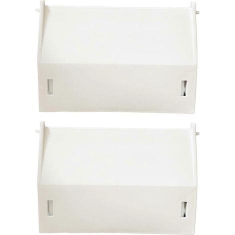Ensemble de 2 pièces pour skimmer de piscine, compatible avec les pièces de rechange pour skimmer automatique 1091LX : porte, déflecteur et déversoir. (1/5)