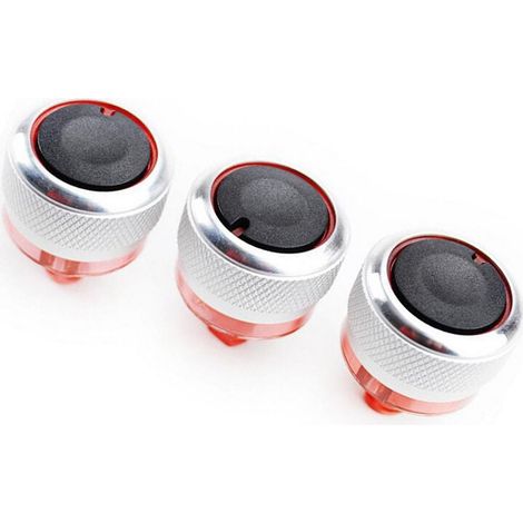 Set of 3 AC Air Conditioning Control Buttons, AC Fan Control Button Replacement for Car Air Conditioner for Peugeot 206/206+/207 (1/5)