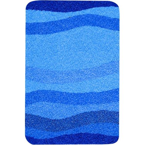 Kleine Wolke Badteppich Miami himmelblau, 50x 60 cm Duschvorhänge & Badtextilien