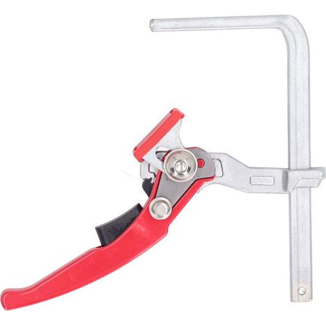 [JAMAIS UTILISÉ]Serre-rail à cliquet 9 x 17,5 cm en acier allié au chrome-molybdène pour système de rail de guidage, serre-joint pour le travail du bois (1/5)
