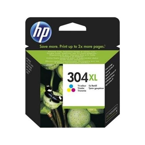 Cartucho de Tinta Original HP nº304 XL Alta Capacidad/ Tricolor (1/3)