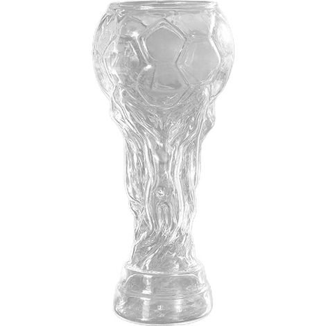 Chopine à bière en forme de trophée de football, grande capacité, verre à bière original, cadeau pour les amateurs de football