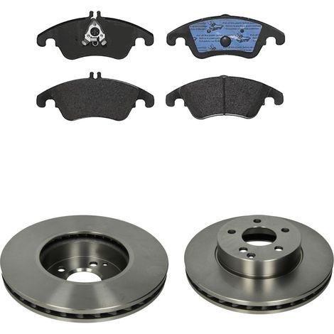 KIT FRENI ANTERIORI compatibile con MERCEDES-BENZ SLC (R172) - DISCHI + PASTIGLIE OEM: P 50 069 / 17758 , 18285 /SOSTITUZIONE DIRETTA/BASSA POLVERE/SILENZIOSO