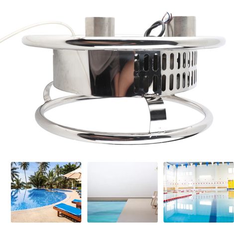 Dispositivo de entrenamiento de natación a contracorriente G2 con rosca interna, lámpara de 12 V, entrenador fijo Surf fabricado en cobre y acero inoxidable. (1/5)