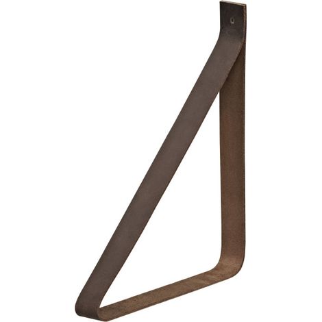 Dolle Regalträger-Set Loop 790 x 30 x 1,8 mm braun Metall 2 Stück Wandregal