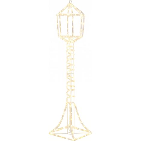 Farola de Navidad LED LOVIISA 160 LED Blanco Cálido vidaXL (1/5)
