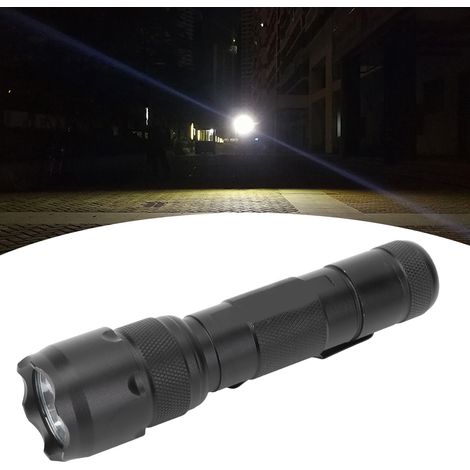 Leistungsstarke T6-Taschenlampe mit großer Reichweite, fünf Leuchtmodi und Schutzart IPX5 (wasserdicht) für Outdoor-Aktivitäten, Abenteuer, Wandern, Camping und Notfälle. Ideal für den Heimgebrauch. (1/5)