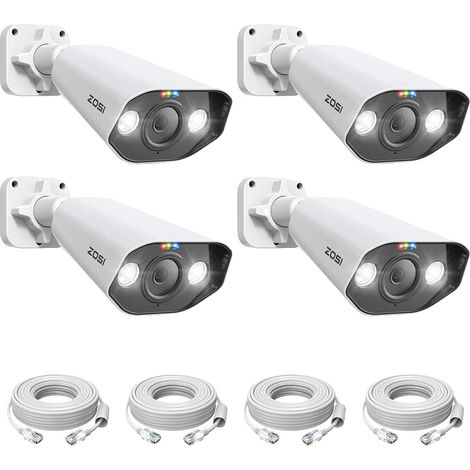 Cámara de seguridad, 5MP de alta definición, audio bidireccional, 4 cámaras de 5MP. (1/2)