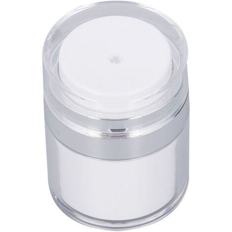 Pair Pot de Crème Vide 30ml en Plastique, Distributeur de Lotion Épaississant, Récipient de Maquillage Étanche à Vide