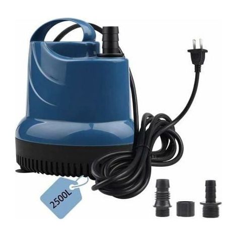Pompe submersible - mini, 2500L/H,35W, 230V, hauteur dĂ©charge 2.3M, cave/maison/jardin - pompe Ătiquette (1/5)