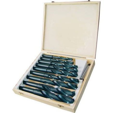 Güde Bohrersatz Bohrerset Spiralbohrer MK 2/3 10 tlg. HSS Bohrer (1/2)