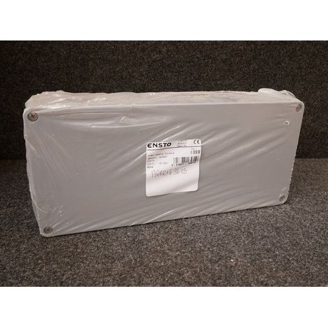 Coffret polyester renforcé 160x360X91mm avec couvercle gris étanche IP66 7Nm CUBO M ENSTO (1/2)