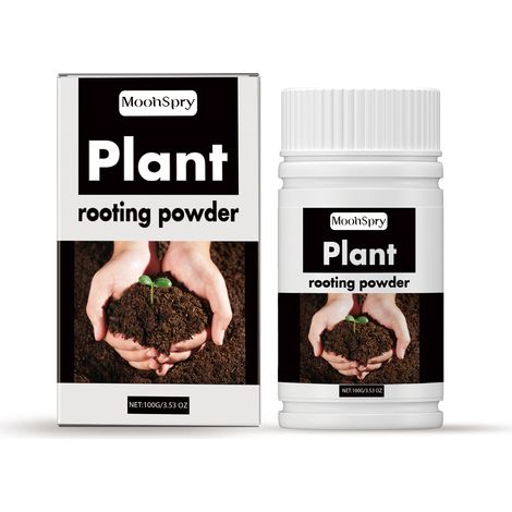 Filiyano-Boîte de 100 g de poudre nutritive pour racines MoonSpry, idéale pour le bouturage d'arbres et d'arbres fruitiers. (1/3)