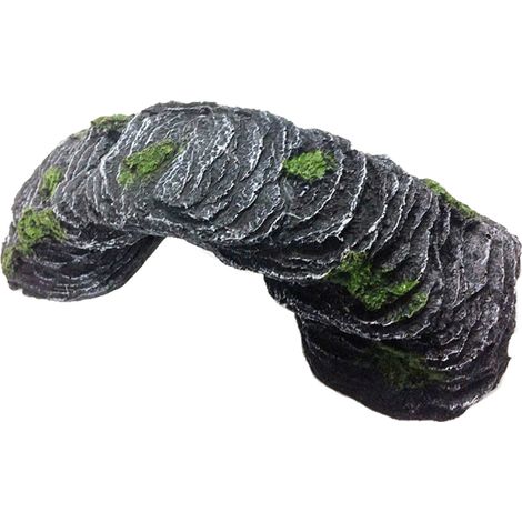 Grand Plateau de Séchage pour Tortue en Résine, Pont Décoratif pour Aquarium, Ornements de Terrarium 22x9x7cm (1/2)