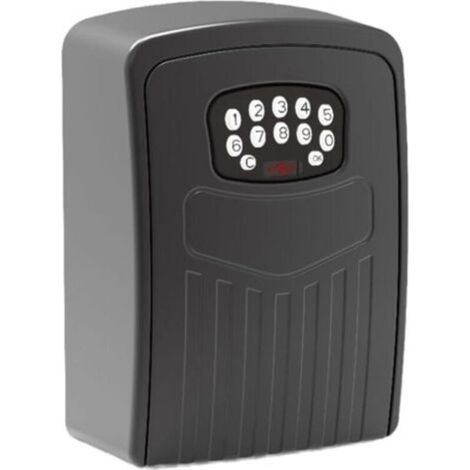 Caja de seguridad para llaves, caja fuerte grande superior con cerradura de combinación de 4 dígitos, caja de seguridad para llaves de montaje en pared para uso en interiores -Crezuo