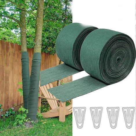 Warme, koudebestendige boomdoek, boomwikkeldoek, tuingroen, plantenbescherming, warme, koudebeschermende doek, grote, warme, thermische doek, dik, 12 cm 15 cm (1/5)