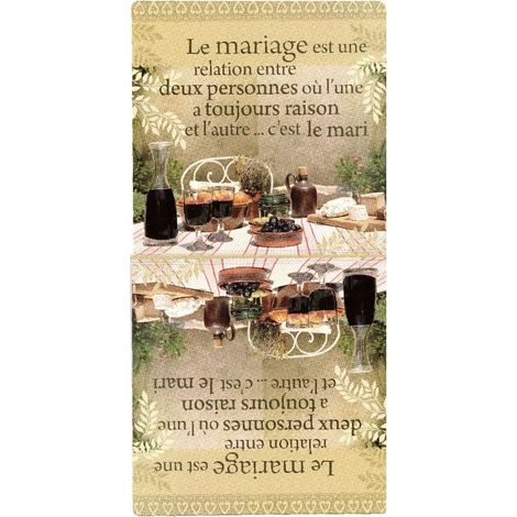 Torchon microfibre à message 70 x 35 cm - History and heraldry (1/2)