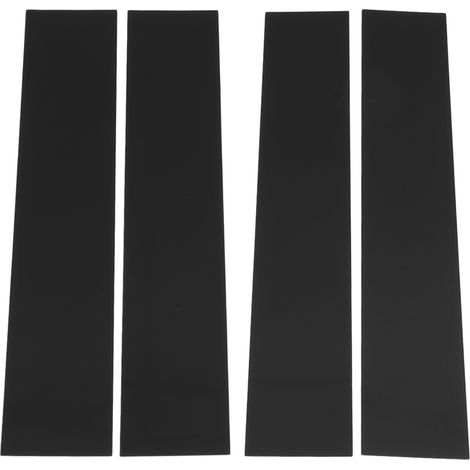 Montante nero in 4 pezzi, finiture lucide per porte/finestre, decorazione esterna per auto Supercab Extended 2004-2014