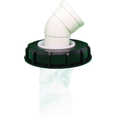 Couvercle de Réservoir IBC avec Filtre en Nylon Lavable pour Réservoir d'eau de Pluie IBC 1000 litres,Filtre À Couvercle IBC Accessoires de Réservoir IBC,Filtre à Eau de Pluie en Nylon (165mm 45 degr (1/5)