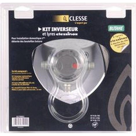 Kit inverseur automatique 175B + 2 lyres Clessinox butane - Clesse