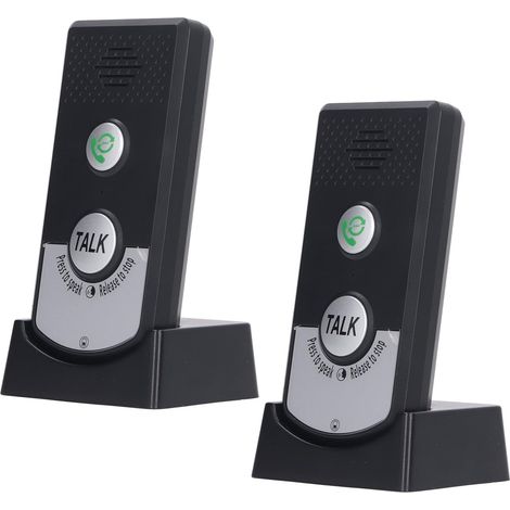 Ej.Life H8 Drahtlose Gegensprechanlage Türklingeln, 2-Wege-Sprach-Gegensprechanlage Türklingel Intercomunicador Wasserdichter Elektronischer Türgong, 2000 MAh Wiederaufladbarer Akku (1/5)