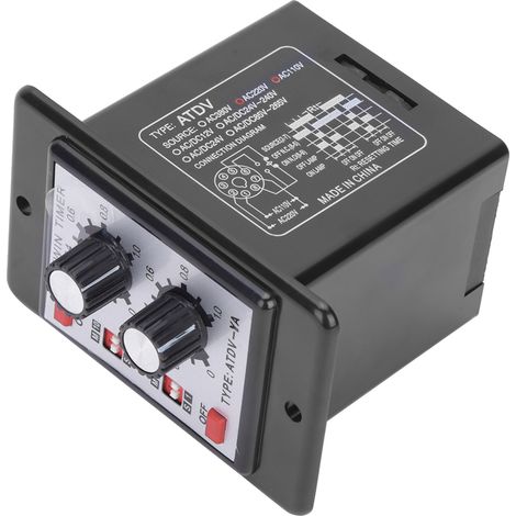 Minuterie relais à bouton marche/arrêt ATDVYA AC 110V 220V 50/60Hz contrôle temporisé (1/5)