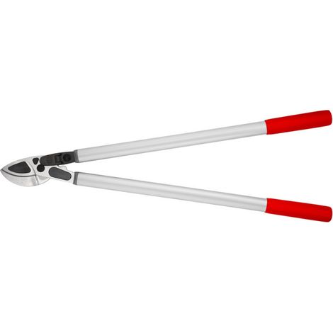 Felco F231 Cesoie per Potatura a Due Mani Sistema a Leva Incudine Curva Taglio 40 mm 80 cm 1.15 Kg colore Rosso Argento (1/4)