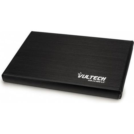 Vultech GS-25U3 REV 2.1 Speicherlaufwerksgehäuse HDD-Gehäuse Schwarz 2.5"
