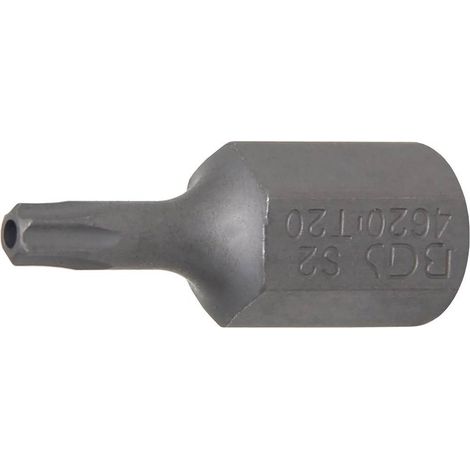 Embout Torx T20 30 mm - Profil T 10 mm (3/8) - Perçage - Précision et Durabilité, Acier - D-Work