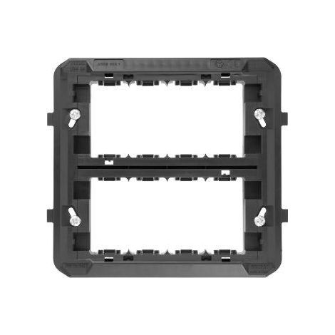 SUPPORT 8 POSTES PLAQUES SYSTEM/VIRNA GEWISS GW24240