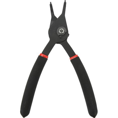 Pince à circlips de 20 cm, outil de dégagement de circlips internes et externes robuste, outil de démontage du verrou de boîte de vitesses, coude à 45° (1/5)