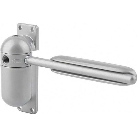 Gris Ferme-porte à ressort de sécurité d'intérieur résidentiel, charnière de porte automatique à ressort réglable fermeture automatique (1/4)