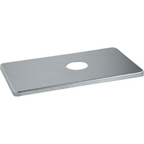 PIASTRA RETTANGOLARE PER PASSO RAPIDO AD INCASSO SPESSORE 5MM - ACCIAIO INOX PETTINAROLI