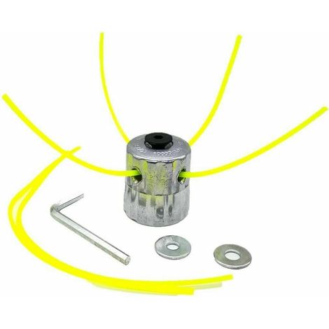 TESTINA IN ALLUMINO DA DECESPUGLIATORE UNIVERSALE PER CARICO RAPIDO DEL FILO N14 (1/4)