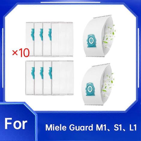 NALOOKAMIC Lot de 10 sacs �� poussi��re pour aspirateur Miele TU Guard L1 Guard S1 CO Guard M1